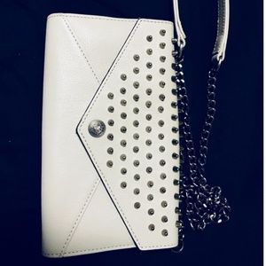 White Rebecca Minkoff Wallet on Chain